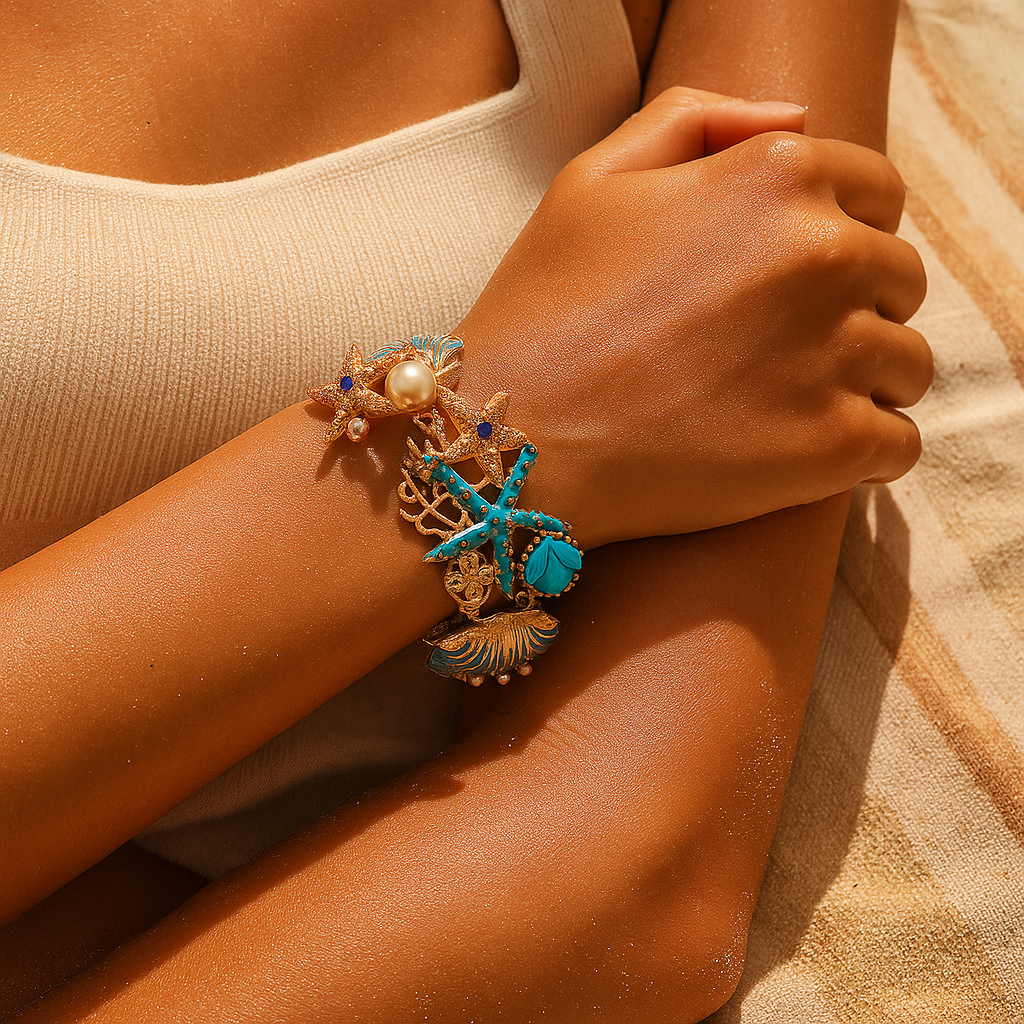 Tallara | Bracelet élégant avec détails de coquillages naturels