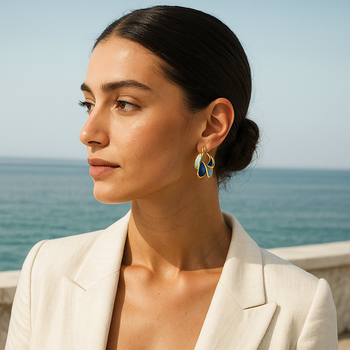 Delaya | Ondes Élégantes Imprimées Matinées pour un Look Raffiné