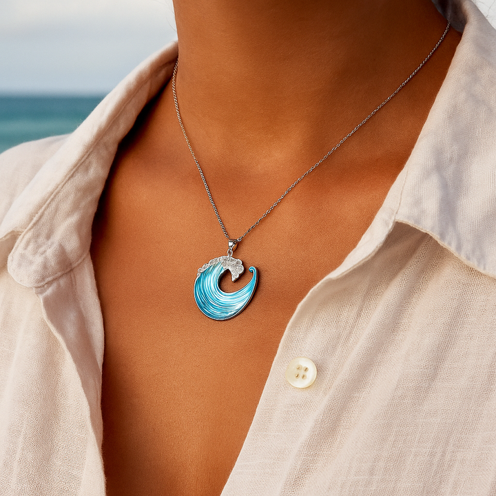 Aurea | La vague de lumière en Argent - Élégance Brillante et Raffinée pour Chaque Occasion
