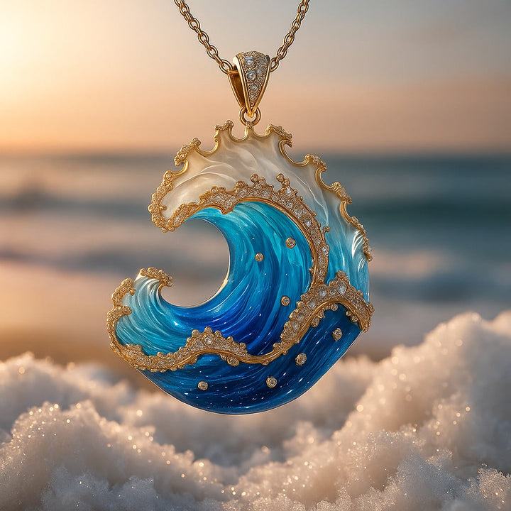 Zephira | Élégante Étui de la Vague Éternelle pour Protéger avec Style