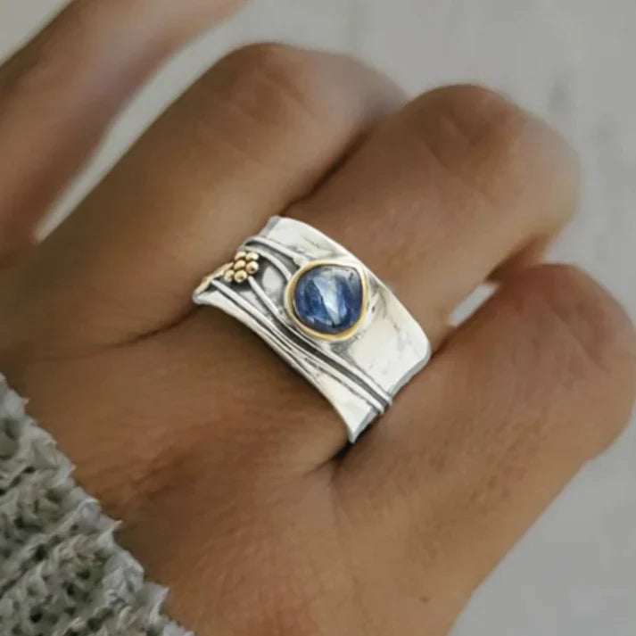 Bree - Anneau de Méditation en Pierres dans le Style Boho