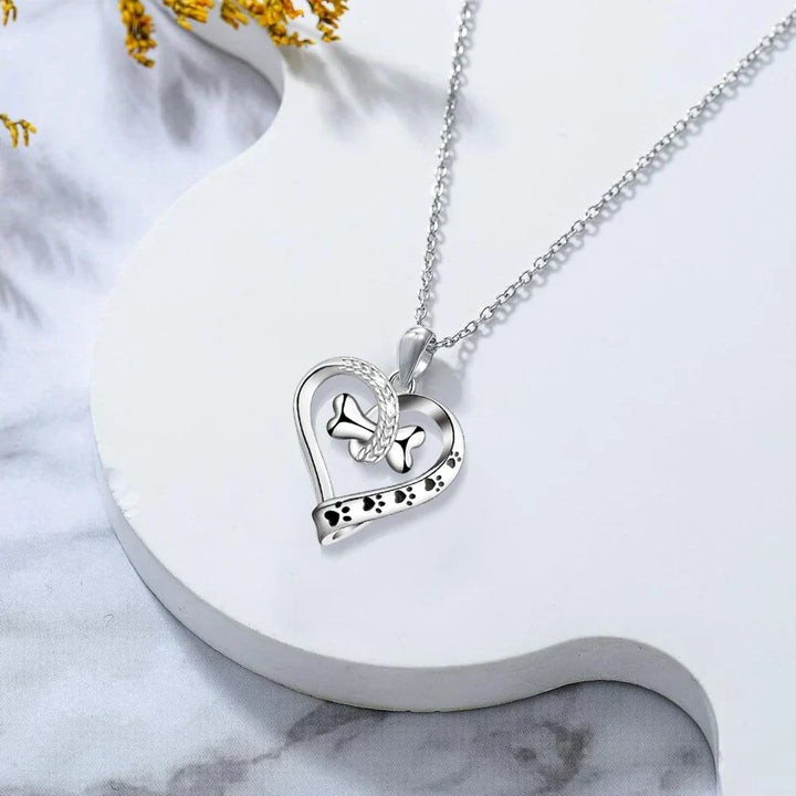 Ensemble de bijoux avec motif de patte d'animal en 2 pièces