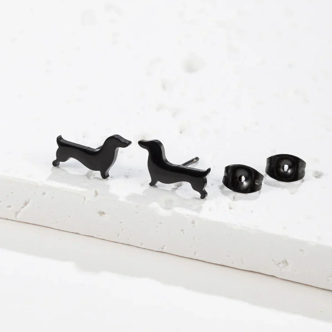 Dackel-Ohrstecker