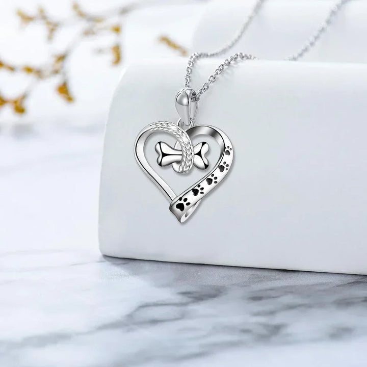 Ensemble de bijoux avec motif de patte d'animal en 2 pièces
