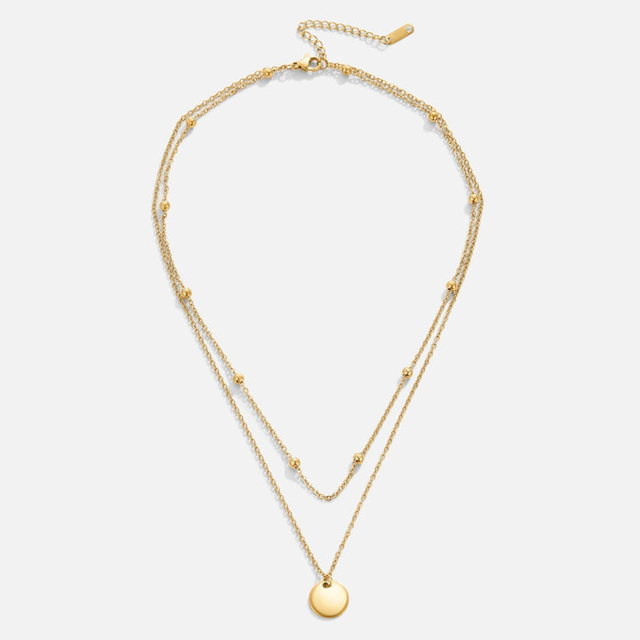 Collier à plaques empilées