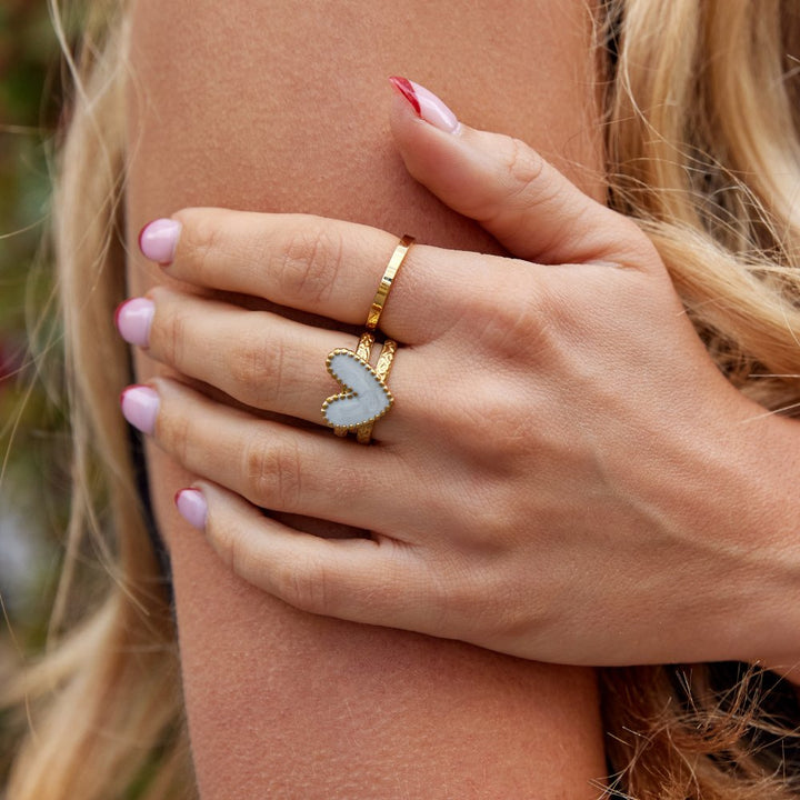 Anillo de oro Soul radiante